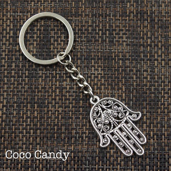 🆕Hamsa Palm Pendant Keychain - Picture 4 of 6